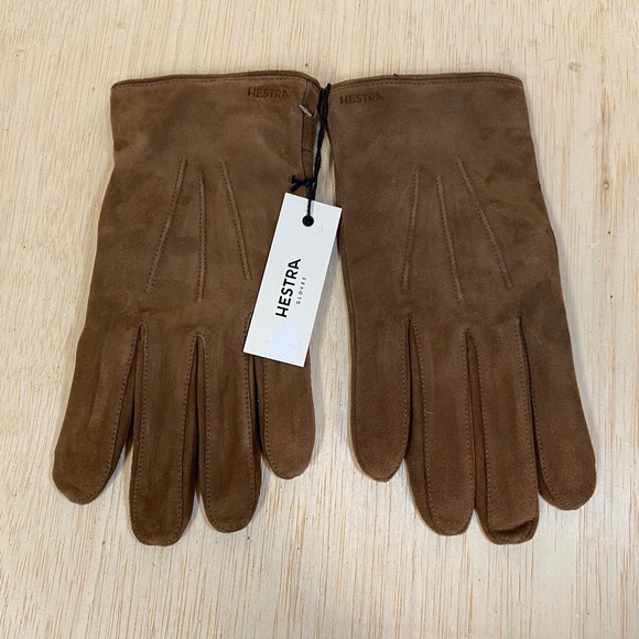 NEW! Hestra Men's 8.5 • Hairsheep Sheepskin Leather • Wool Lined • Sueded - Picture 1 of 9